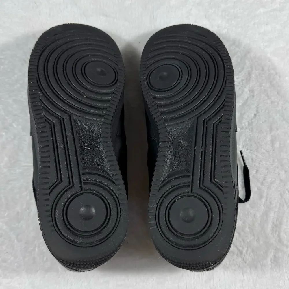 Nike Air Force 1 Men's 11 Triple‎ Black Low Sneakers Comfort Classic Leather